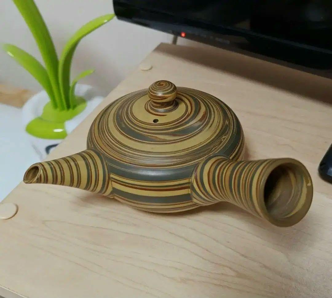 Amazon | 常滑焼急須 陶器ストライプ模様 | ノーブランド品 | 急須 通販